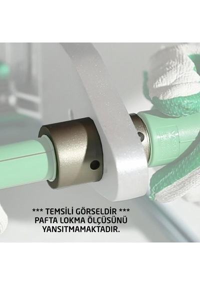 Pprc Plastik Boru Kaynak Makinası Pafta Lokma 110 Mm 4"
