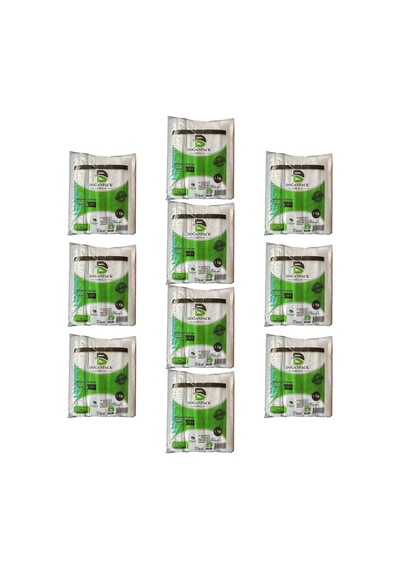 Doğanpack Şeffaf Naylon Bakkaliye Poşeti Torbası 10 x 1 KG 20 x 30 CM