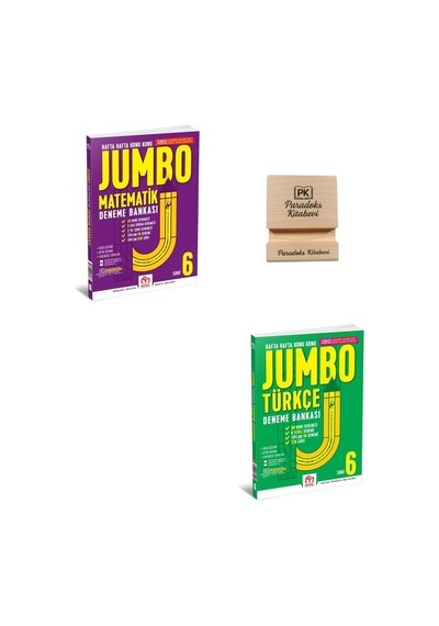 Model Eğitim 6. Sınıf Jumbo Matematik Ve Türkçe Deneme Bankası + Telefon Standı