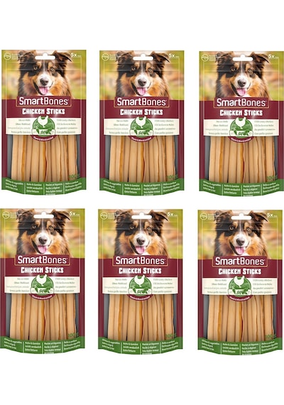 Smartbones Tavuklu Stick Köpek Ödülü 5 Li 100 Gr. X 6 Adet