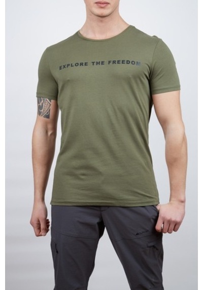 Alpinist Vassi Erkek T-Shirt Haki (543375622)