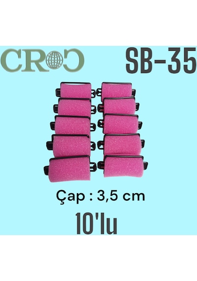 Croc Sb-35 Sünger Bigudi 10lu