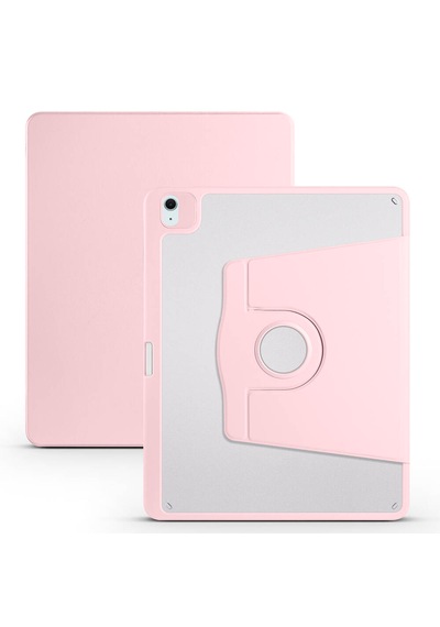 Arabulalaca Apple Uyumlu iPad Air 13 2024 Pembe Renginde Kalem Bölmeli Dönebilen Stantlı Kılıf Standlı Kapak Arabulalaca Apple Uyumlu iPad Air 13 2024 Pembe Renginde Kalem Bölmeli Dönebilen Stantlı Kılıf Standlı Kapak