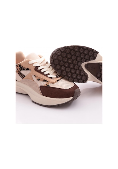 Dgn 83144 Kadin Sneaker Ayakkabi Kahve Süet