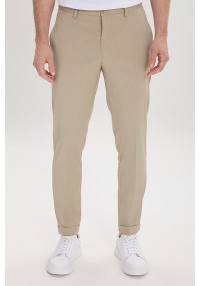 AC&Co / Altınyıldız Classics Erkek Acık Hakı Slim Fit Dar Kesim Beli Lastikli Yan Cep Rahat Pantolon Acık Hakı Haki