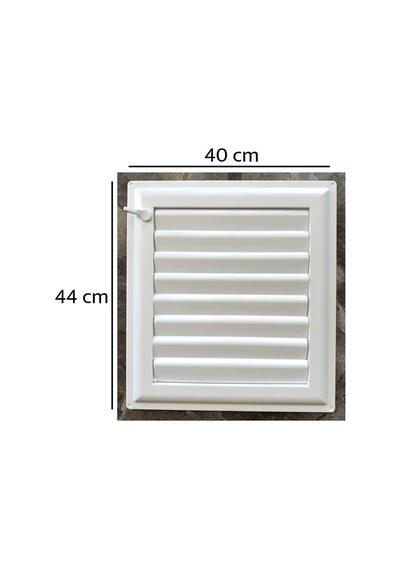 Ubm 40x44 Banyo Wc Havalandırma Menfezi Yapışkanlı Cam Menfez Hediyeli