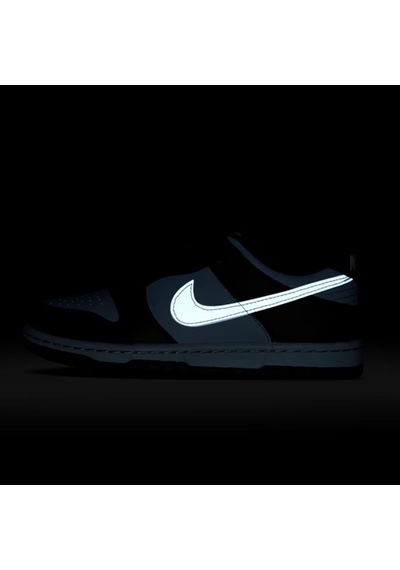 Nike Dunk Low Unisex Sneaker Reflektörlü Günlük Spor Ayakkabı Gri Gri