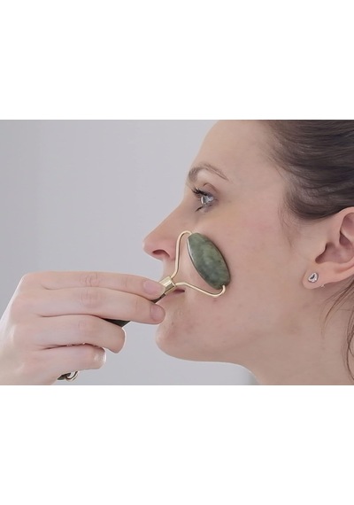 Beper C301abe101 Gua Sha Yeşim Taşında Jade Roller &amp Gua Sha Masaj Aleti, Yüz Ve Vücut Masaj, Rahatlatıcı, Mo