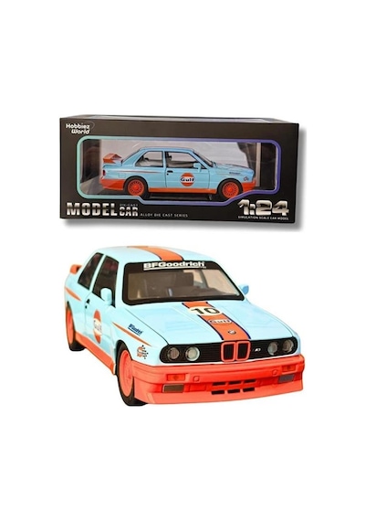 Hobbiez World Bmw M3 E30 Premium Die-cast 1:24 Model Araba