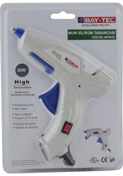 Sıcak Mum Silikon Tabancası Bay - Tec 20w 2 Adet Silikon