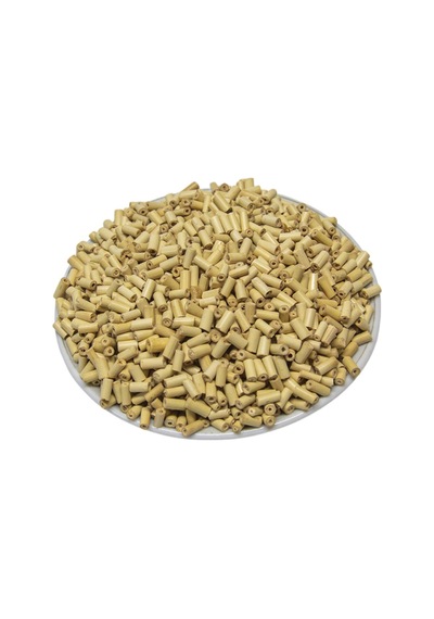 6 Mm Bambu Kesme Ham Rengi Ahşap Boncuk 50 Gr