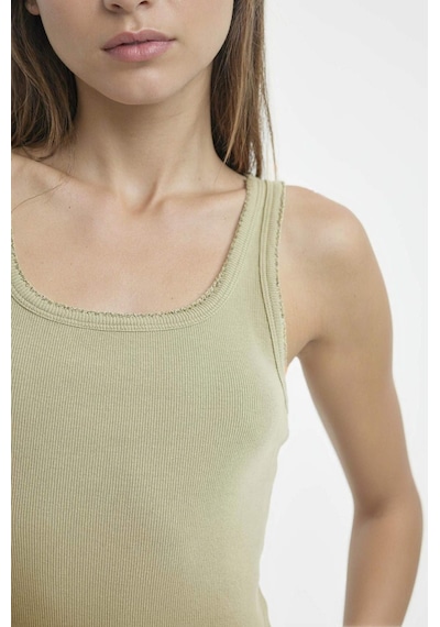 DeFacto Coool Bodycon Vücudu Saran Basic Düz Fitilli Kaşkorse Kolsuz Mini Elbise A0732AX24SMKH271