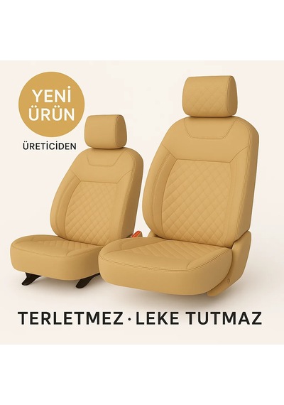 Nova Premium Oto Koltuk Minderi Tüm Binek Araçlara Uyumlu Ön 2 Koltuk