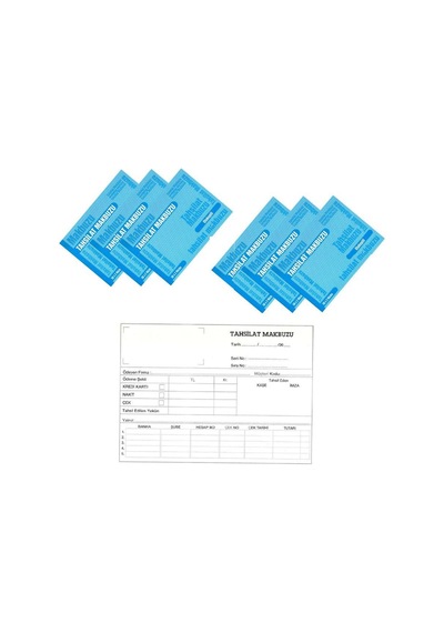 Tahsilat Makbuzu Otokopili 2-50 Gürmat Tahsilat Makbuzu Kendinden N11.2671