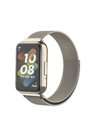 Galaxy Fit 3 Uyumlu Metal Kordon Krd-01 - Rose Gold - T31124