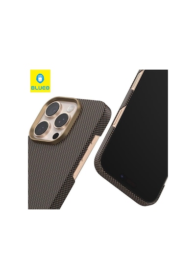 Mr. Gorilla Apple iPhone 16 Pro Max Uyumlu Aramid Karbon Fiber Serigrafi Baskı Magsafe Özellikli Kılıf