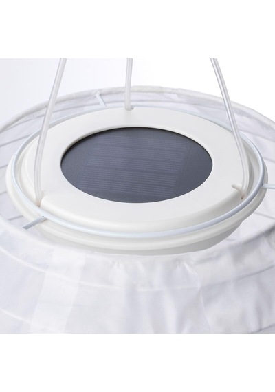 Led'li Güneş Enerjili Aydınlatma, Beyaz, 22 Cm, Pilli