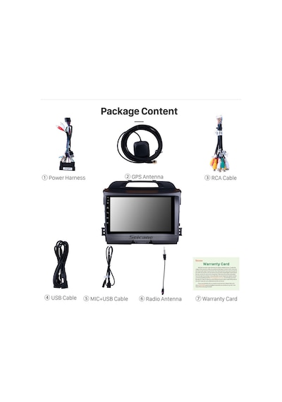 Kıa Sportage 2010-2015 Multimedya Navigasyon Usb Kamera Carplayer 4 Ram