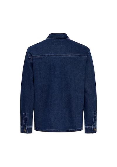 Only & Sons Onskodyl Box Pim Erkek Denim Gömlek 22038475 Mavi