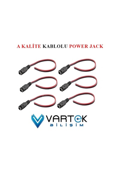 10 Lu - A Kalite Dişi Power Jack - Güvenlik Kamerası - Güven