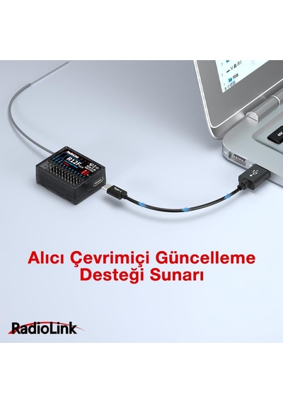 Radiolink R12f 12 Kanal Uzaktan Kumanda Alıcısı Dual Antenna Receiver W/s-bus+ppm+pwm