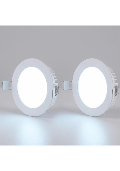 Cata Ct-5145g 6 Watt 3200k Günışığı - Slim Sıva Altı Led Panel Armatür - İnce Kasa Yuvarlak Tavan Spot Lambası, Trafolu - 2 Adet Diğer