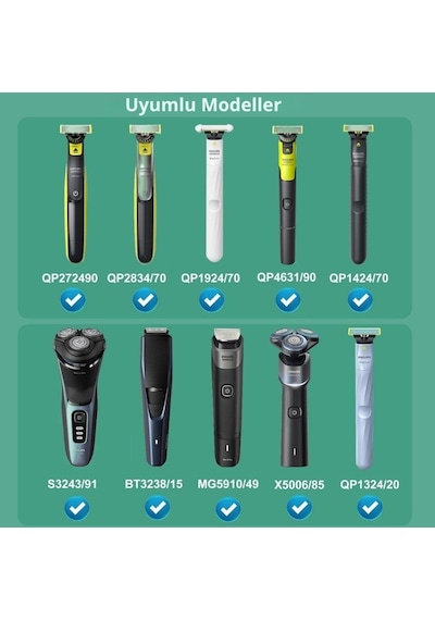Philips Qp2824/10 Oneblade Yüz Ve Vücut Şekilendirici İle Uyumlu Şarj Kablosu