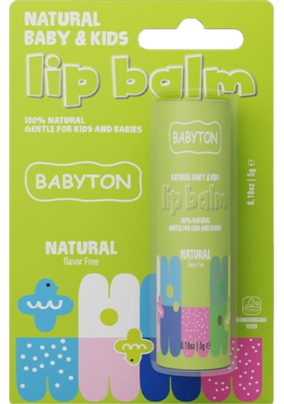 Babyton Doğal Dudak Koruyucu Aromasız 2'li