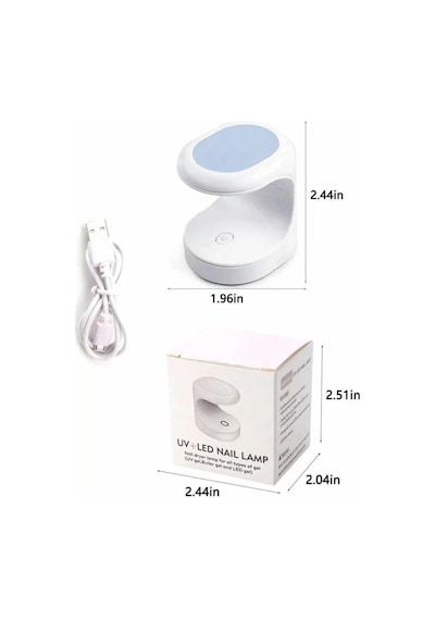 Kalıcı Oje Kurutucu Uv Led Teknolojisi Taşınabilir Mini Tırnak Kurutucu Yeni Nesil Mh-hs4343-1882