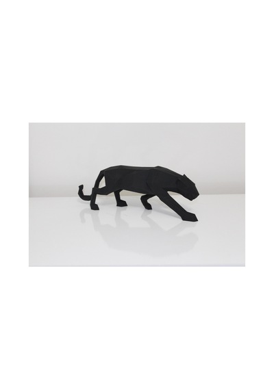 Dekoratif Panter - 3d Dekor Siyah