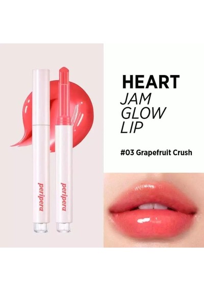 Yoğun Nemlendirici, Parlak Bitişli Balm Heart Jam Glow Lip 3 Grapefruit Crush Diğer