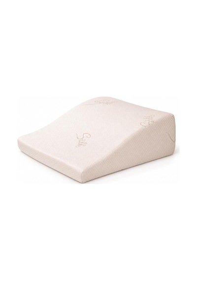 Homedius Viscotherm Reflux Dik Açılı Silk Kumaş Reflü Yastığı 65x60x20 Cm Beyaz