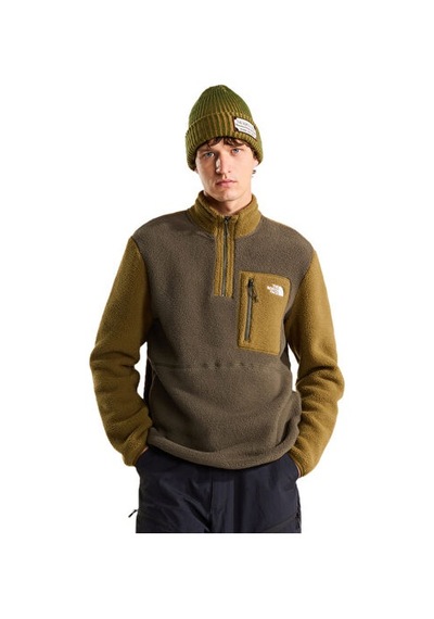 The North Face M Yumıorı 1/4 Zıp Erkek Outdoor Çeyrek Fermuarlı Polar Üst Nf0a883sug81 Yeşil