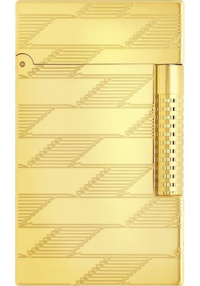 S.t. Dupont Le Grand Guilloche Monogram Gold Puro Çakmağı C23178 - Tr8781