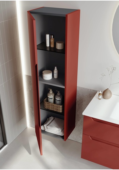Orka Messina 40 Cm Tuscan Kırmızı Banyo Çamaşır Boy Dolabı Kırmızı Orka Messina 40 Cm Tuscan Kırmızı Banyo Çamaşır Boy Dolabı Kırmızı