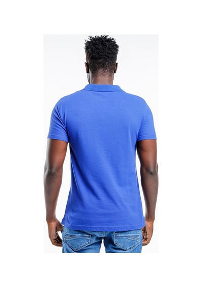 Slazenger SOHO I Erkek Polo Yaka Saks Mavi Tişört
