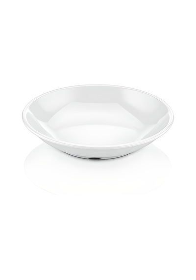 Ermiya Teppanyaki Melamin Tabak Çukur 20 CM 20'li