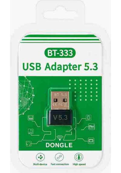Bluetooth 5.3 Usb Adaptör Dongle Pc Ve Laptop İçin Kablosuz Bağlantı Alıcısı
