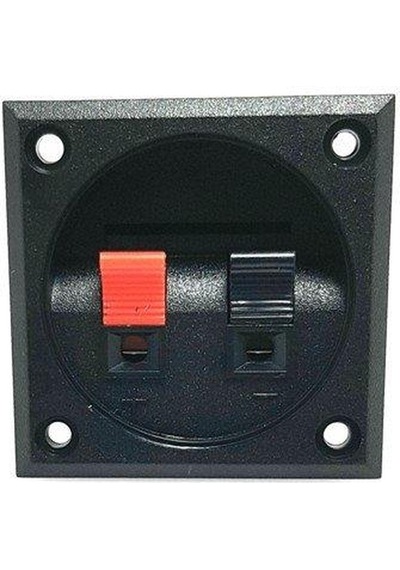Electroon Ikili Hoparlör Terminali Kare 57X57Mm - 30Adet