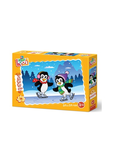Yappuzz Patenci Penguenler 16 Parça Çoçuk Puzzle