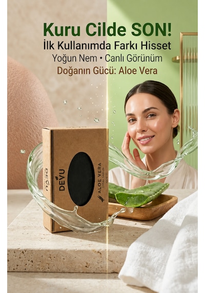 El Yapımı Doğal Sabun Aloevera Özlü Doğal Sabun Aloe Vera