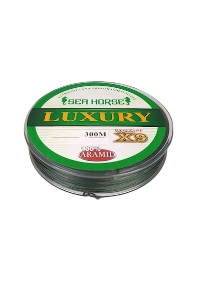Luxury 9x 300m İp Misina Yeşil 0.14mm