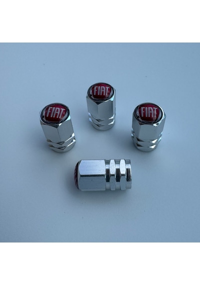 Fiat / Tofaş Şahin İle Uyumlu Logolu Alüminyum Altıgen Sibop Kapağı Takım