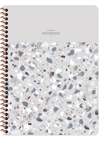 Keskin Color Terazzo Defter 16,5x22,5 80 Yp Çizgili Çok Renkli
