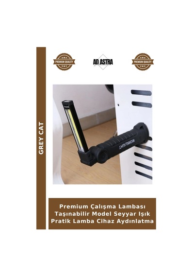 Premium Çalışma Lambası Taşınabilir Model Seyyar Işık Pratik Lamba Cihaz Aydınlatma Çok Renkli