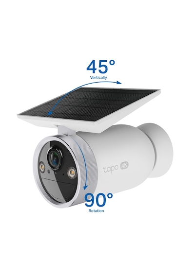 Tp-link Tapo C465 4k 8mp Ultra Hd Güneş Panelli Kablosuz Kamera Dahili Solar Panel 180 Gün Pil Ömrü Hırsızlık Korumalı