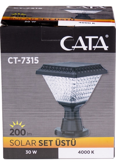 Cata CT-7315 30 W Solar Set Üstü Bahçe Armatürü