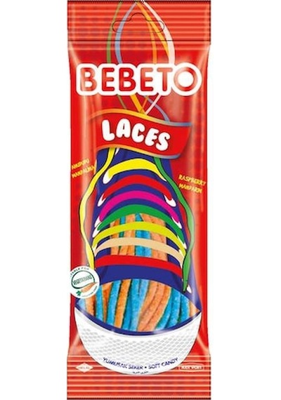 Bebeto Laces Ahududu Mandalina Aromalı Şeker 75 G