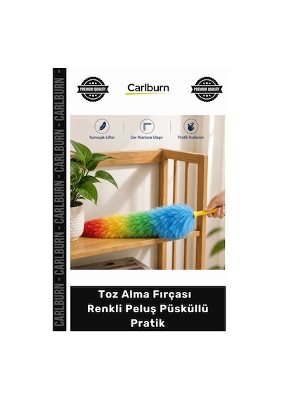 Özel Üretim Yumuşak Hassas Ev Ofis Eşya Temizlik Toz Alma Fırçası Renkli Peluş Püsküllü Pratik