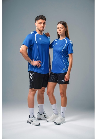 Hummel Target Antrenman Tişört Sax Saks Mavi